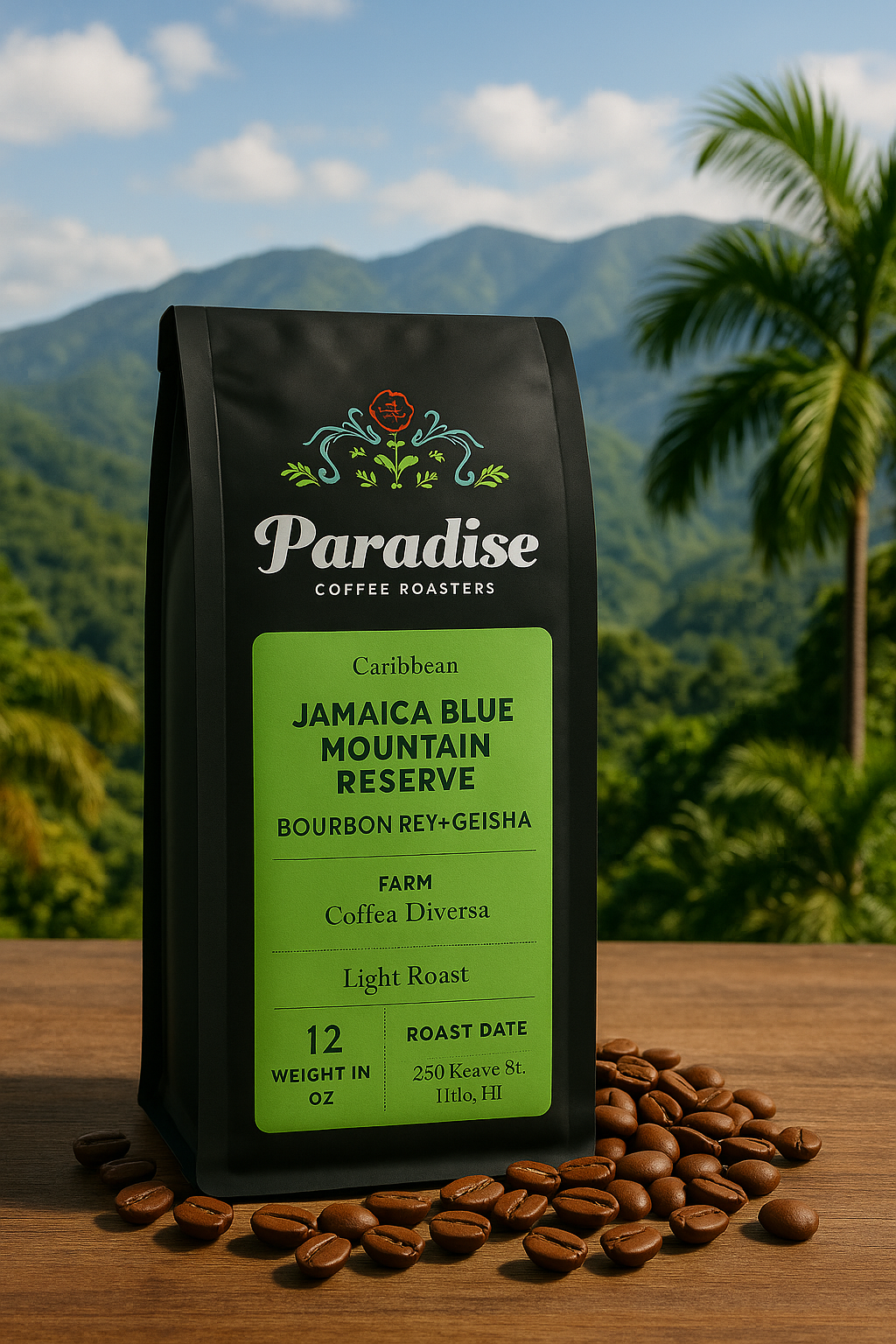 Christian Dela Rosa　青嵐、若竹　500g 100g Jamaica Blue Mountain Coffee – Geisha & Bourbon Rey – Paradise