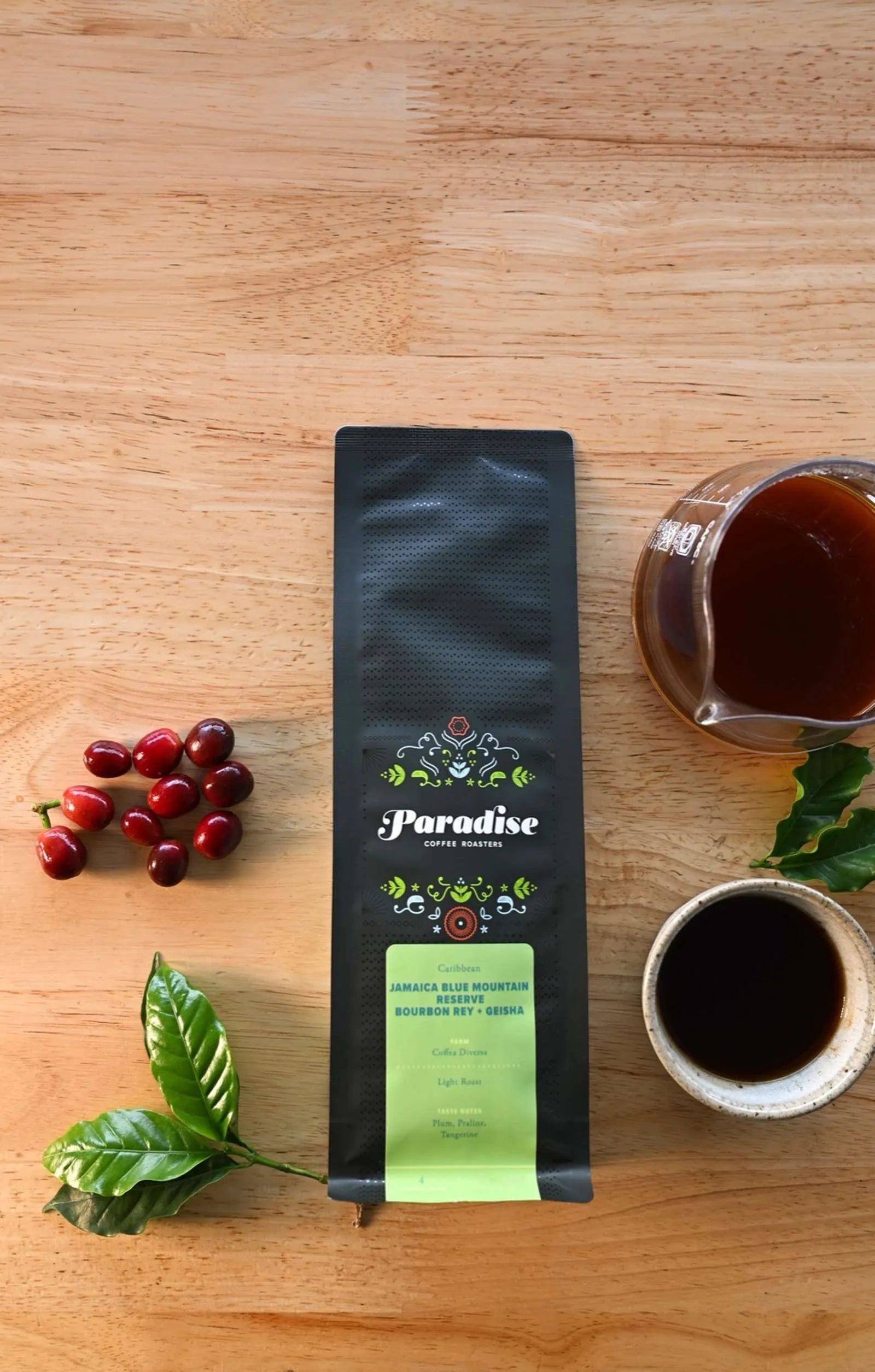 Jamaica Blue Mountain Coffee – Geisha & Bourbon Rey – Paradise