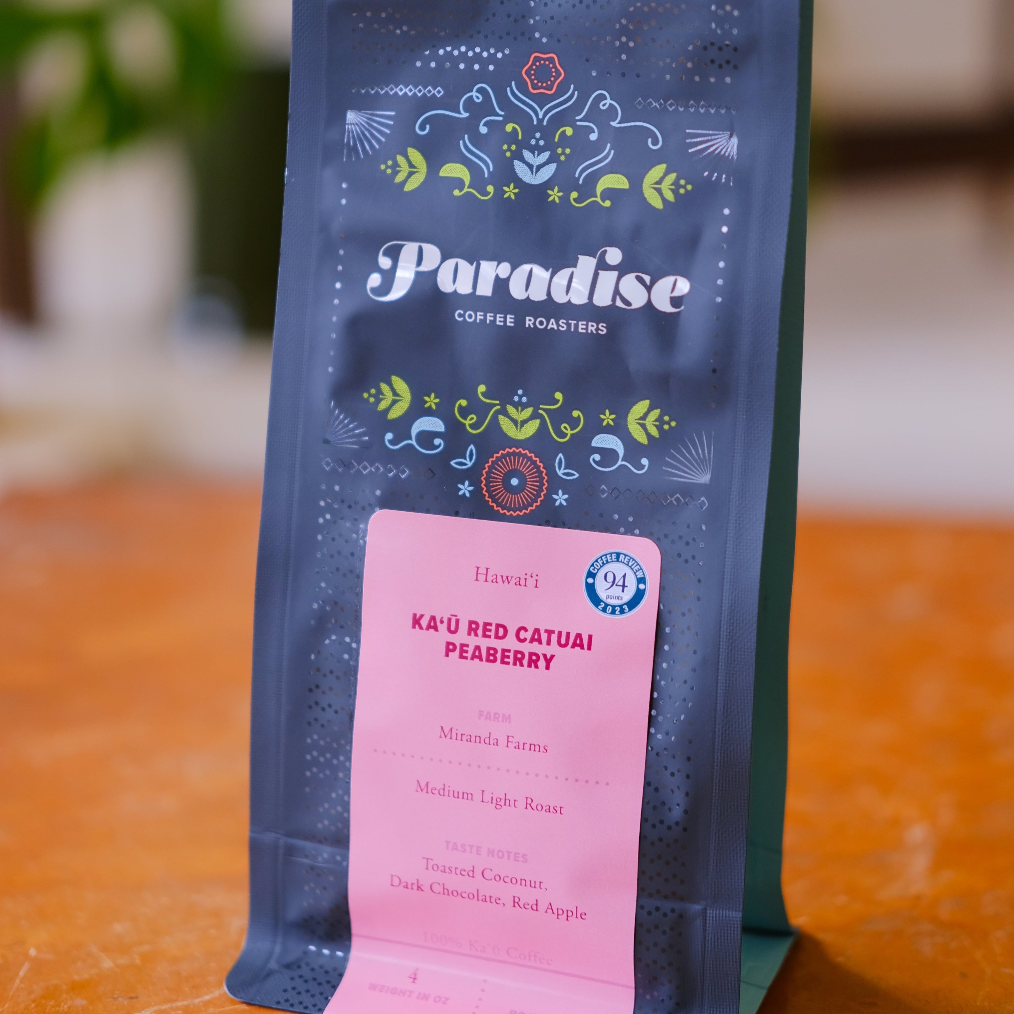 Ka‘ū Red Catuai Peaberry