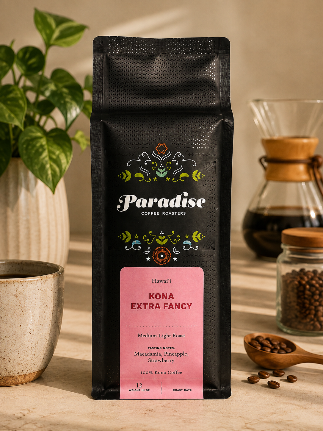 Kona Extra Fancy Coffee — Medium-Light Roast
