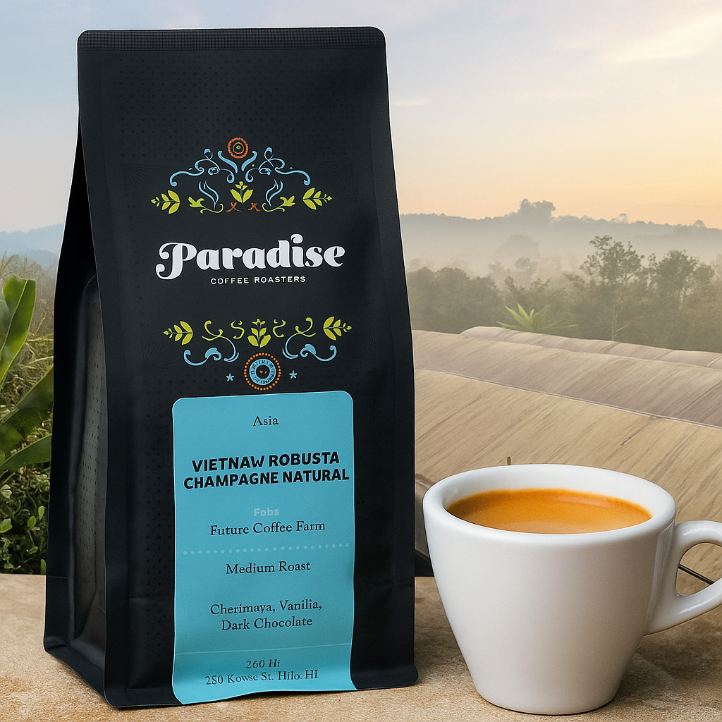 Vietnam Robusta Champagne Natural — Future Coffee Farm, Lâm Đồng