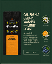 California Geisha Washed — Rancho Arroyo Alamar × FRINJ