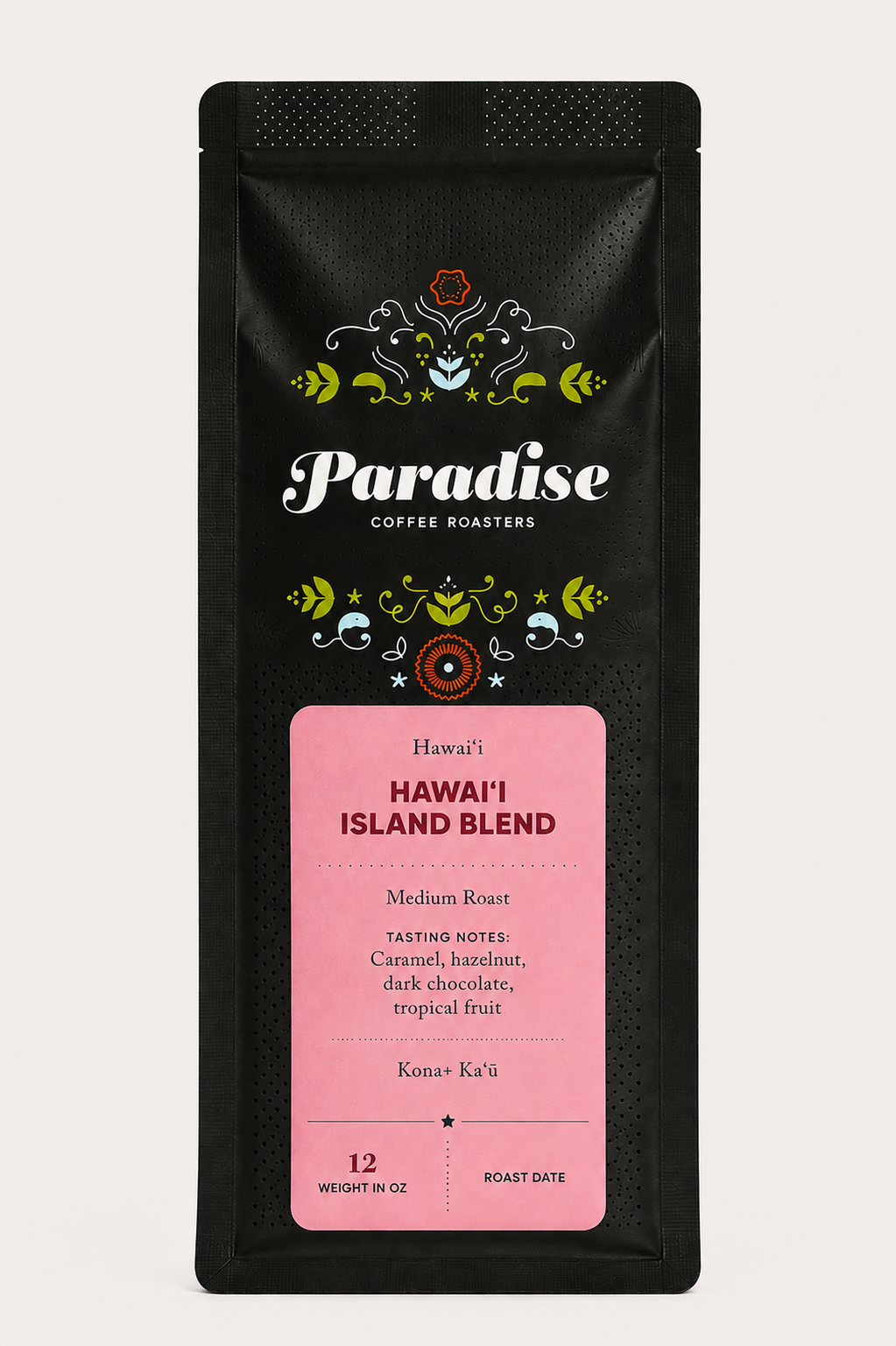 Hawai‘i Island Blend Medium-Dark Roast (Kona+ Ka‘ū)