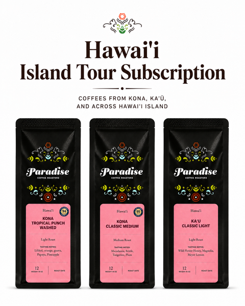 Hawaii Island Tour Coffee Subscription – Paradise Coffee Roasters