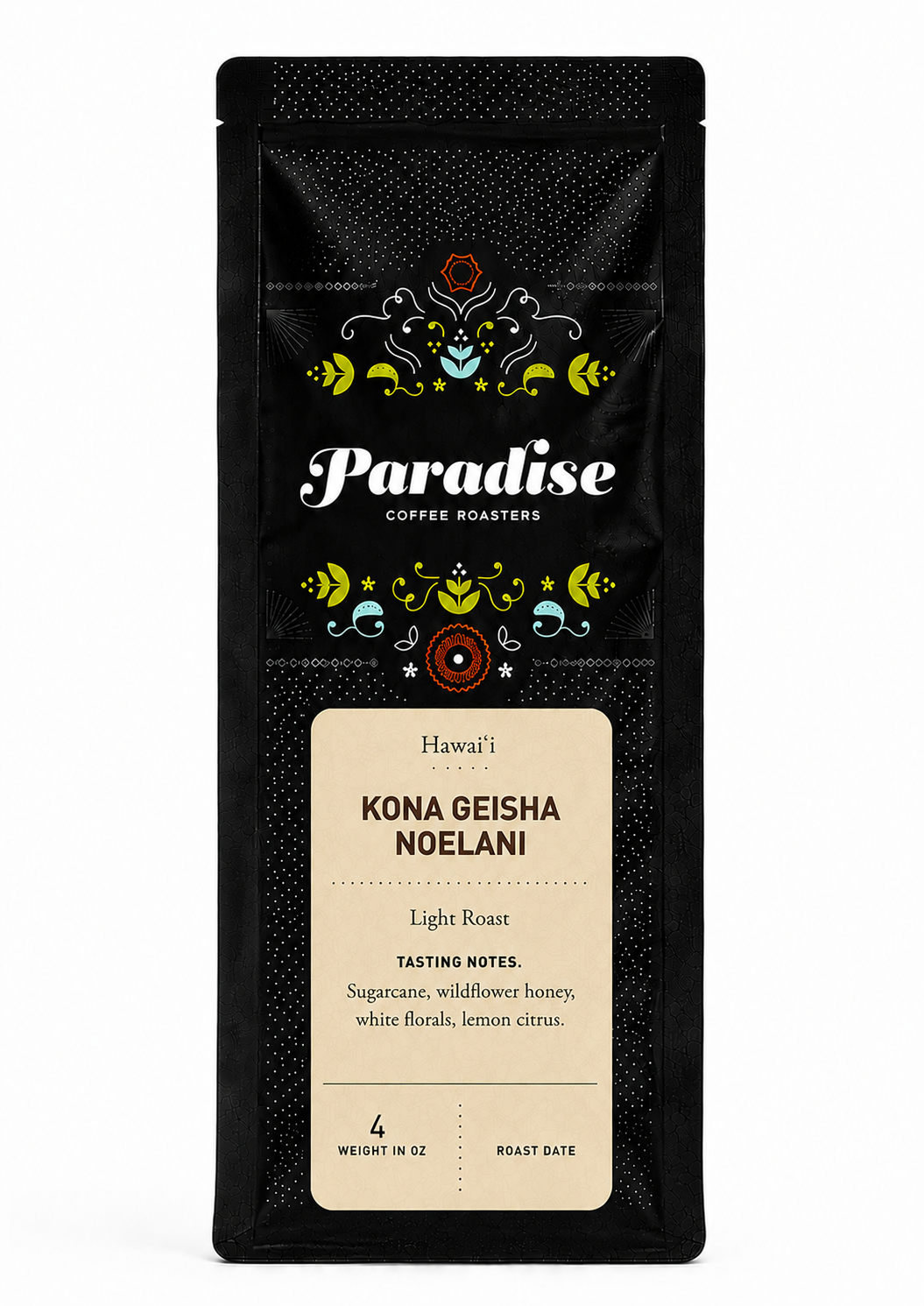 Kona Geisha Noelani — Washed Cold Ferment | 100% Kona Coffee (Light Roast)
