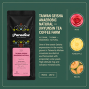 Taiwan Geisha Anaerobic Natural — JinYunSin Tea Coffee Farm