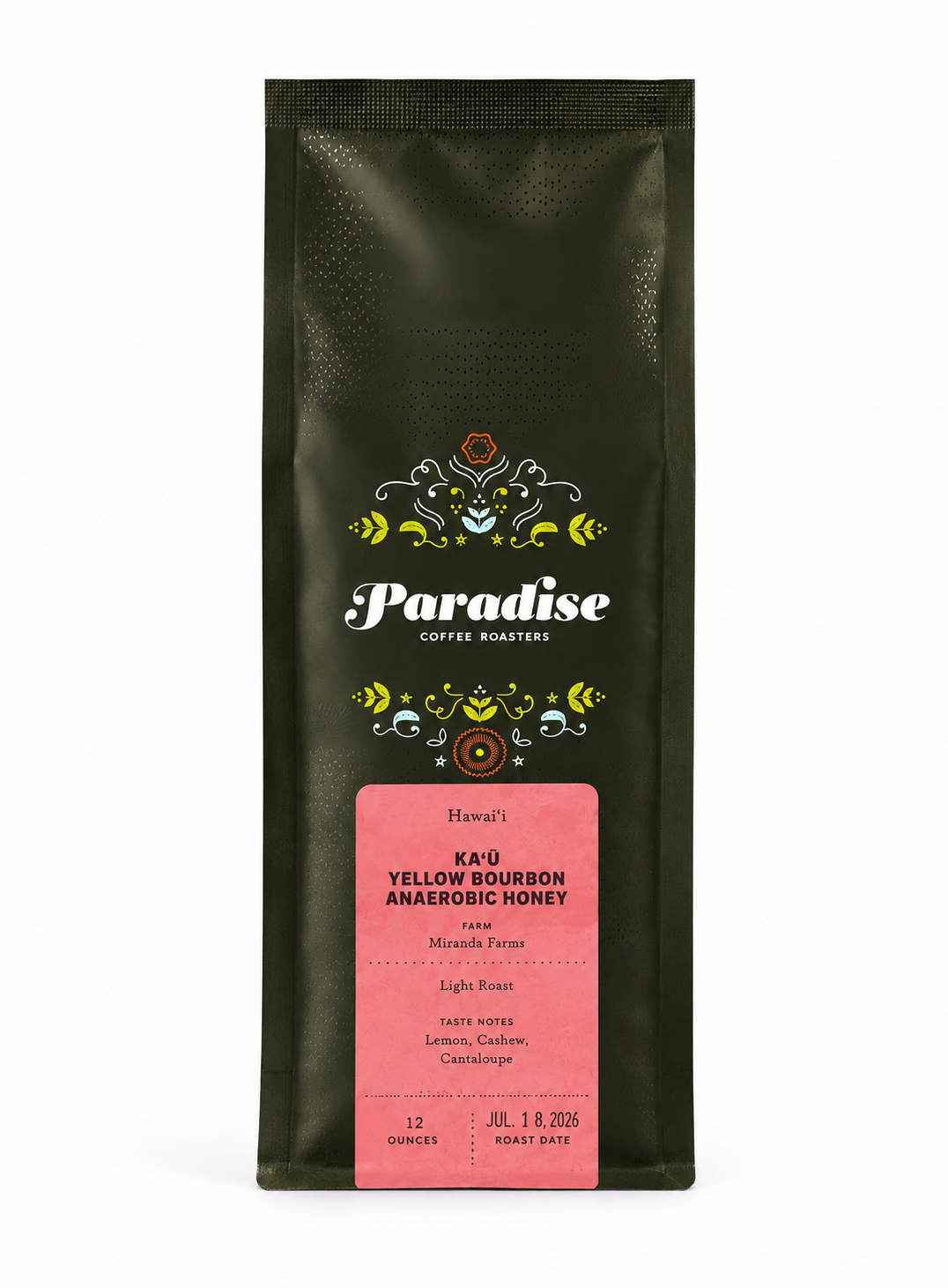 Ka‘ū Yellow Bourbon Anaerobic Honey - Light Roast