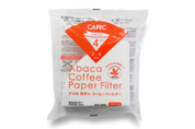 Cafec Abaca Cone Coffee Filters (100-Count) – Made in Japan | Compatible with V60, Flower Dripper, Chemex