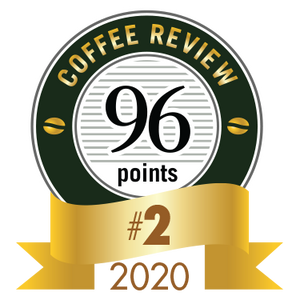 Coffee Review 96 Points 2nd Place, 2020