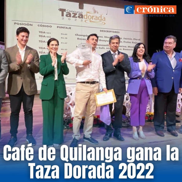 Ecuador Taza Dorada 1st place -Clara Luz Geisha Natural